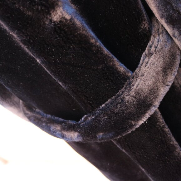 Vintage Borgazia Faux Fur Deep Pile Fabric by Borg Textiles Shearling Fur Coat B - Picture 7 of 15